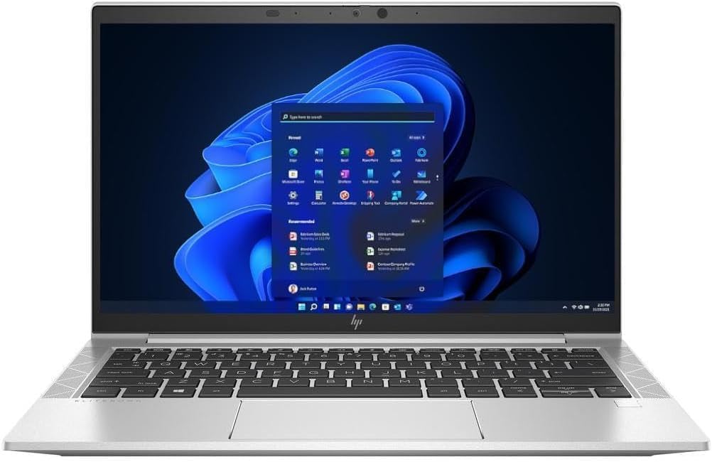 HP EliteBook 830 G8 13.3'' FHD, Core i7-1185G7 3.0GHz, 32GB RAM, 1TB Solid State Drive, Windows 11 Pro 64, CAM, Silver (Renewed)