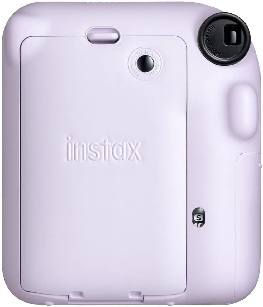 Fujifilm Instax Mini 12 Instant Camera Lilac Purple Bundle with Fuji Instax Mini Film Value Pack (20 Sheets) + Protective Carrying Case + Photo Album + Microfiber Cleaning Cloth