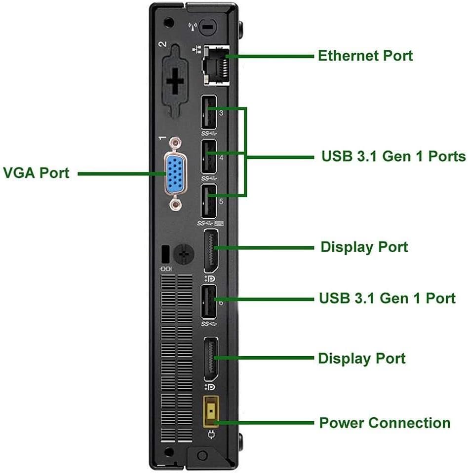 Lenovo ThinkCentre M910q Tiny Desktop Computer Mini PC, Intel Core i5-7500T Upto 3.3GHz,16GB DDR4 RAM,New 512GB NVMe M.2 SSD,WiFi Bluetooth,Wireless Keyboard and Mouse,Windows 10 Pro (Renewed)