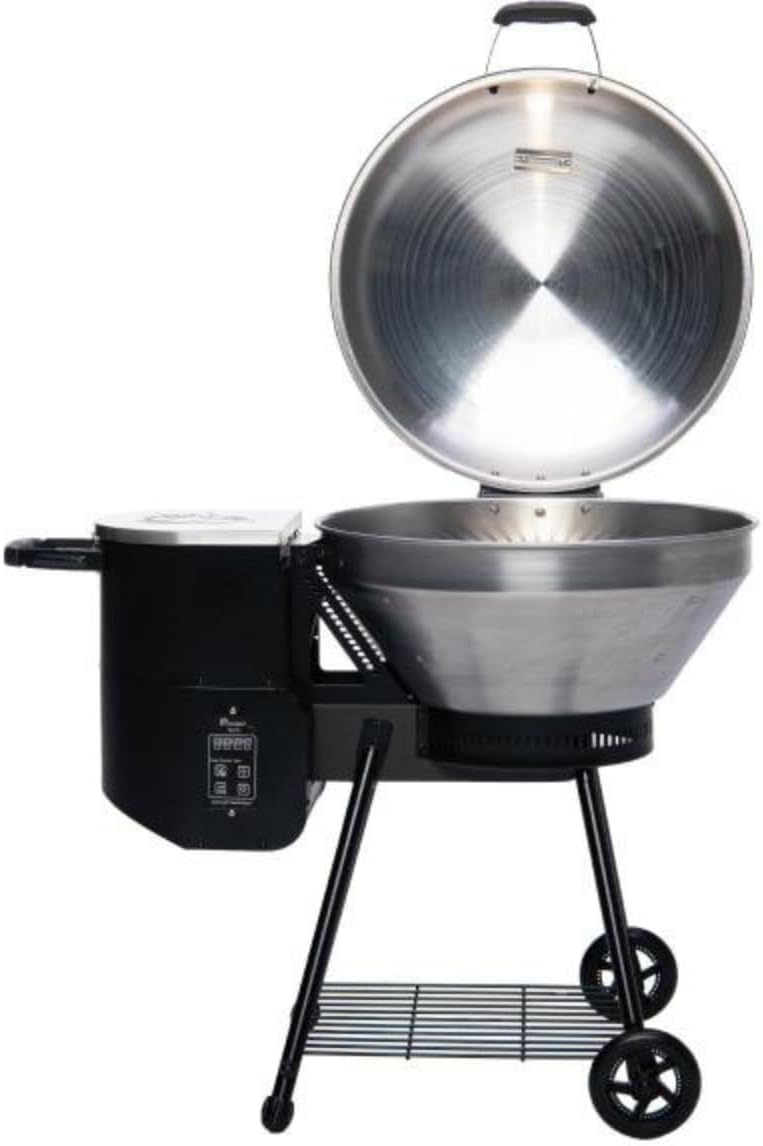 recteq Pellet Grill RT-B380 Bullseye + Grilling Basics Bundle, BBQ, Outdoor, and Electric Pellet Smoker Grill, Electric Smokers, Uses 100% Wood Pellets for Ribs, Brisket, Chicken, Sear, Smoke