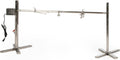 Ash & Ember 13W Tripod Rotisserie Roaster Stand, Rated 85 LB, Adjustable Height Open Fire Roaster, Round Stainless Steel Spit Rod, Electric BBQ Grill Stand for Pork, Chicken, Lamb, or Goat