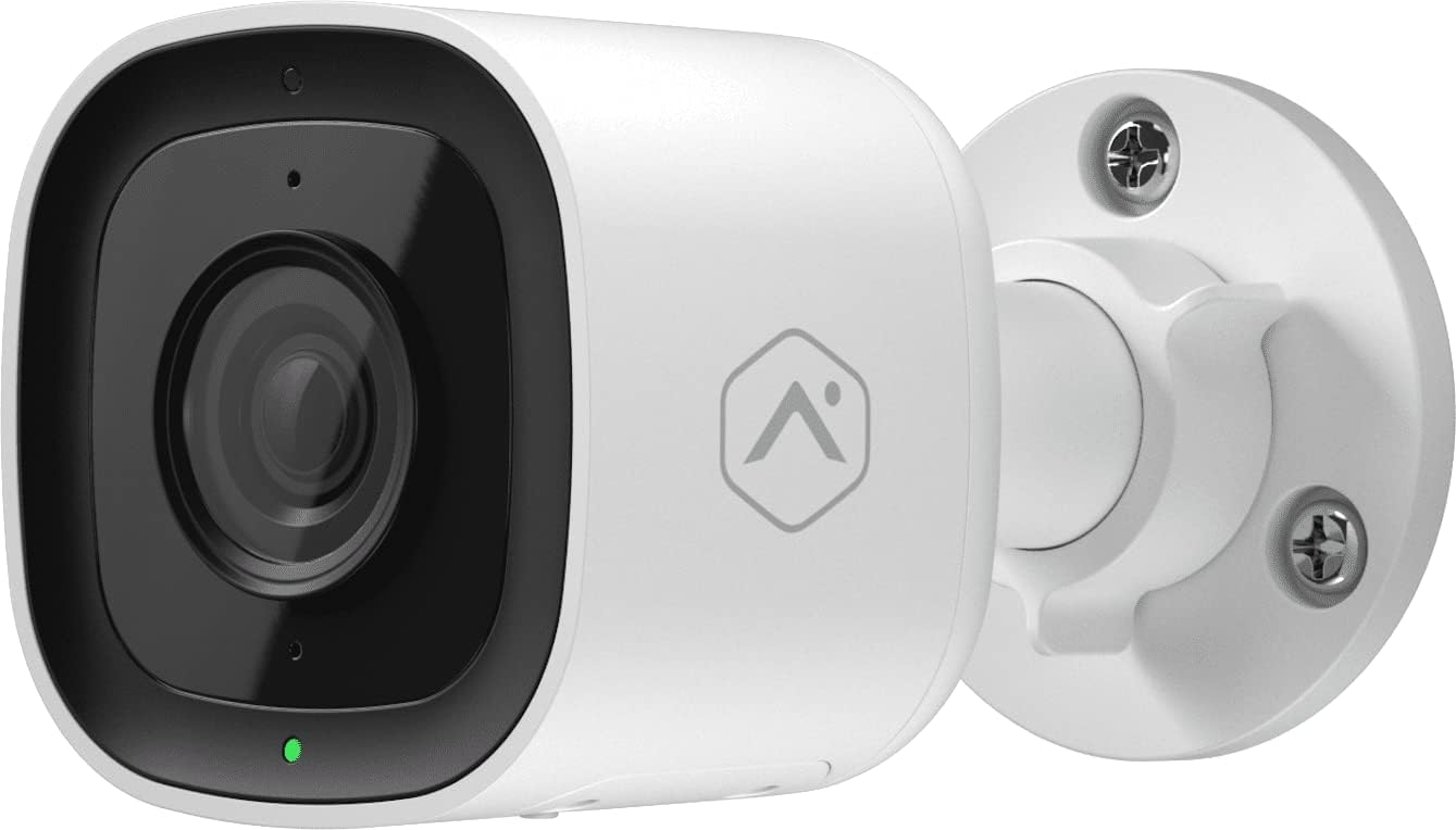 Alarm.com ADC-V724X Outdoor Wi-Fi Camera, HDR, 2-Way Audio, 1080p Resolution, 117-degree FOV, Video Analytics, IR Night Vision WiFi, MicroSD Card Slot, 12VDC, IP66 Ingress Protection, 1/3' 2MP CMOS