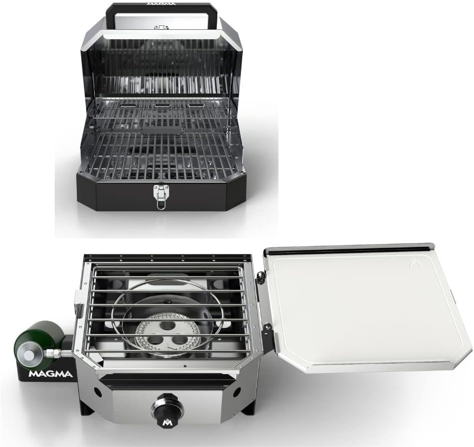 MAGMA CO10-117-M, Marine Crossover Bundle, Single Burner Firebox and Grill Top (Single Burner)