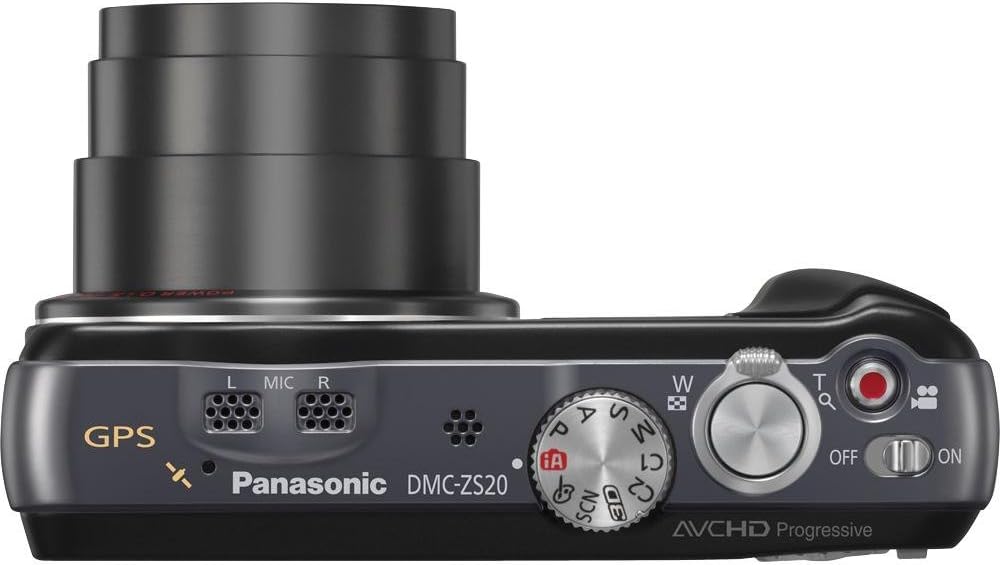 Panasonic Lumix ZS20 14.1 MP High Sensitivity MOS Digital Camera with 20x Optical Zoom (Black) (OLD MODEL)