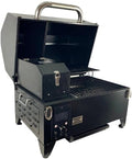 Freedom Portable Pellet Grill & Smoker: Digital Display, Dual Meat Probes, 242 sq in Cooking Area, AC/DC Powered, Black