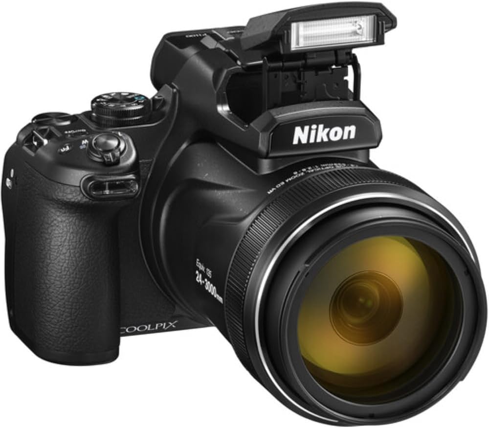 Nikon COOLPIX P1100 Superzoom Digital Camera | 125x Optical Zoom with Image Stabilization Bundle with 64GB Card + Tiffen UV Filter + KC-25 Camera Bag + Cleaning Kit + Cap Keeper + Microfiber Cloth
