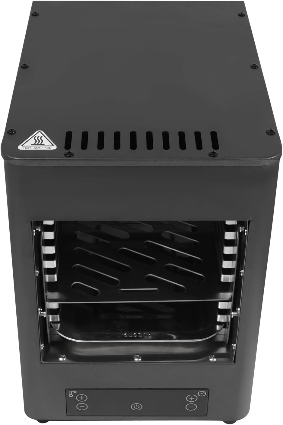 Infrared Grill Steakhouse Grill Electric Steak Broiler Indoor Countertop Oven Smokeless Steak Cooker with Rack Tray for BBQ Toast Beef Chicken Vegetables,212-1472°F Temperature,1700W