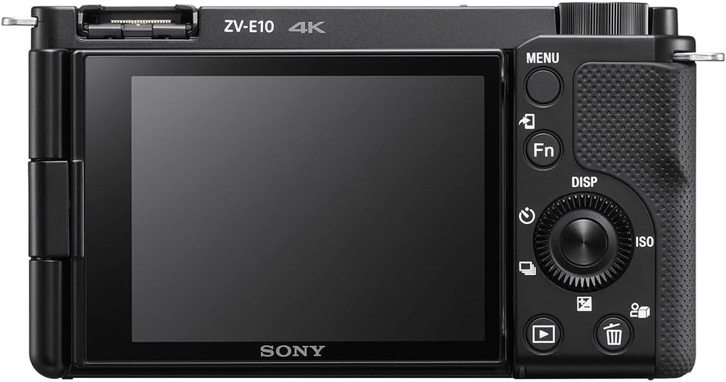 Sony Alpha ZV-E10 - APS-C Interchangeable Lens Mirrorless Vlog Camera - Black