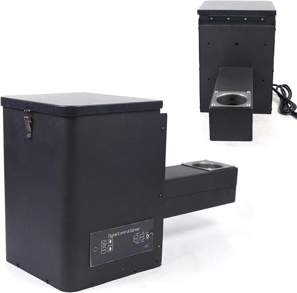 Pellet Smoker Hopper Assembly Kit, Pellet Smoker Conversion Kit Digital Temperature Controller Part for BBQ, Smoke, Bake, Roast, Braise, Grill