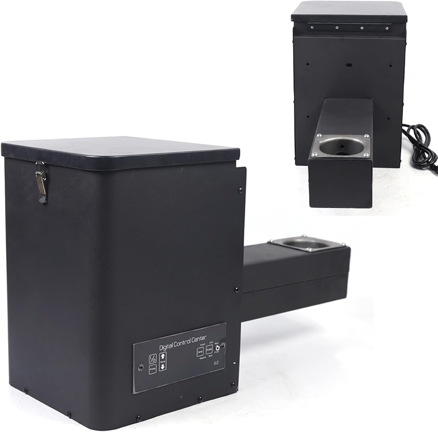 Pellet Smoker Hopper Assembly Kit, Pellet Smoker Conversion Kit Digital Temperature Controller Part for BBQ, Smoke, Bake, Roast, Braise, Grill