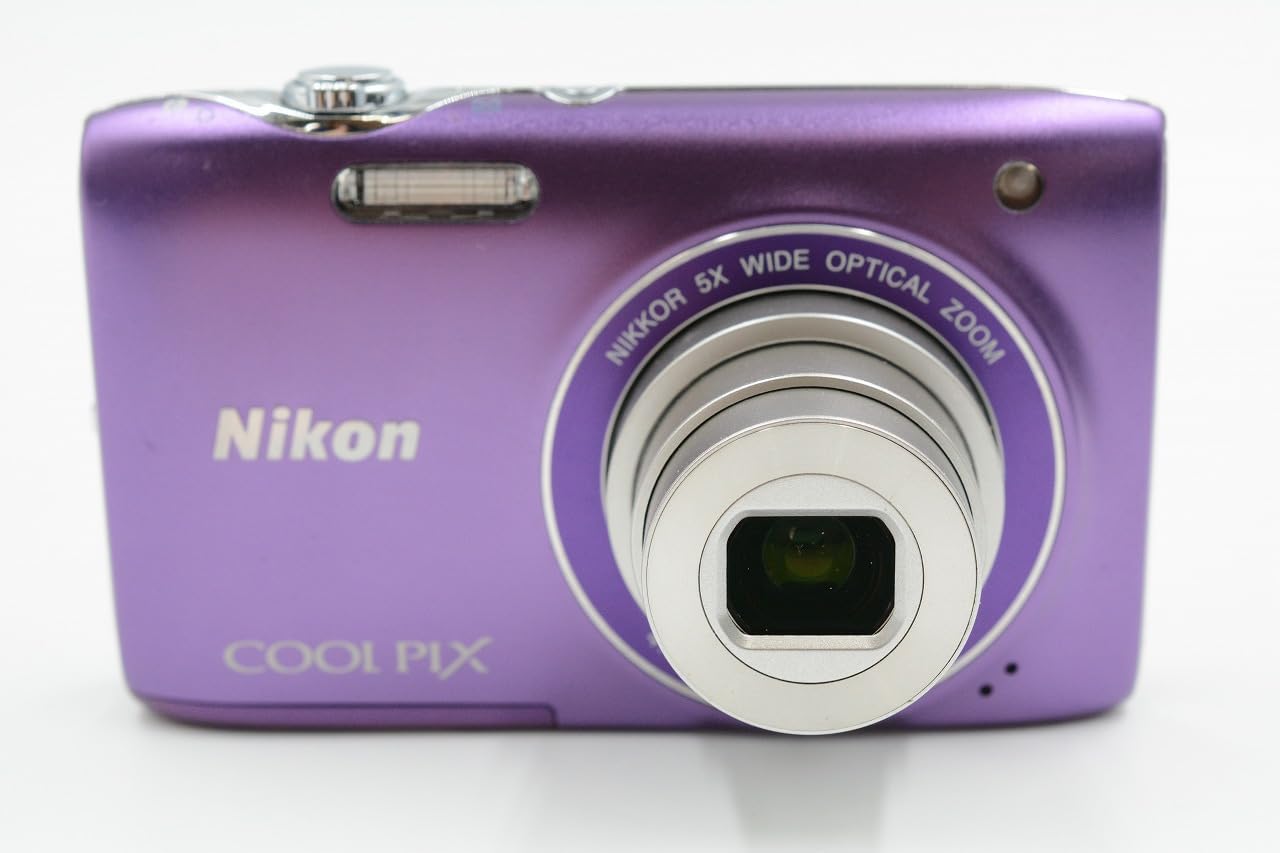 Nikon COOLPIX S3100 14 MP Digital Camera with 5x NIKKOR Wide-Angle Optical Zoom Lens and 2.7-Inch LCD (Purple) (OLD MODEL)