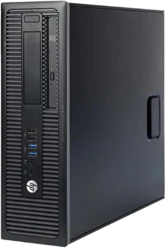 HP Desktop Computer EliteDesk 800 G1 SFF PC,Quad Core i5 Business Desk Top,New 24' LED Monitor,16GB RAM,New 1TB SSD,WiFi,Bluetooth,DVD,Wireless Keyboard Mouse(Renewed)