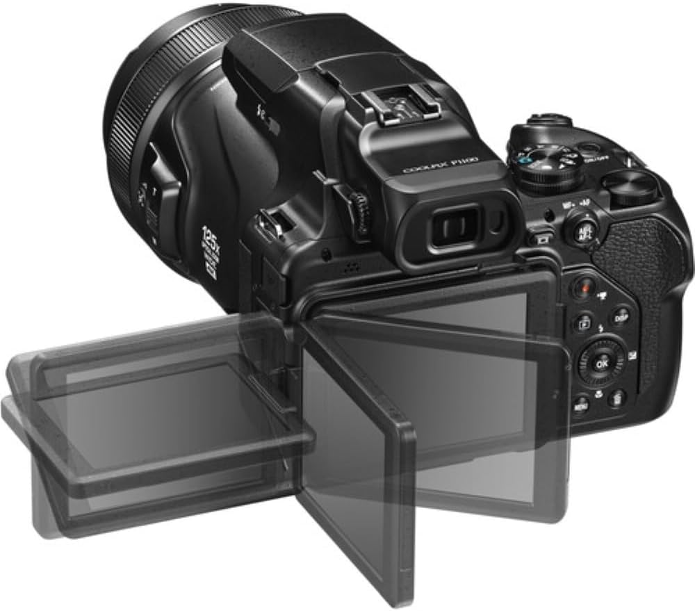 Nikon COOLPIX P1100 Superzoom Digital Camera | 125x Optical Zoom with Image Stabilization Bundle with 64GB Card + Tiffen UV Filter + KC-25 Camera Bag + Cleaning Kit + Cap Keeper + Microfiber Cloth