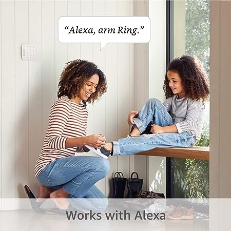Like-New Ring Alarm 8-Piece Kit (newest model), Home or business security system with optional 24/7 professional monitoring