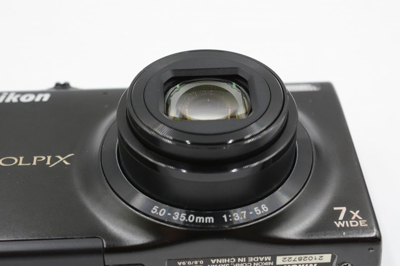 Nikon COOLPIX S6100 16 MP Digital Camera with 7x NIKKOR Wide-Angle Optical Zoom Lens and 3-Inch Touch-Panel LCD (Black)