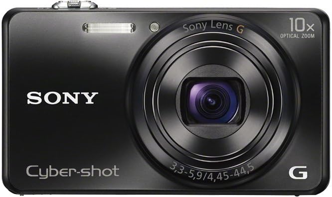 Sony DSCWX200 Digital Compact Camera with Wi-Fi - Black (18MP, 10x Zoom)