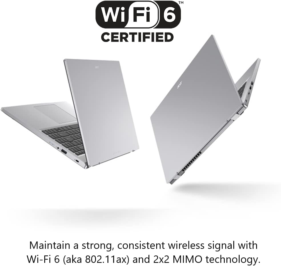 acer Aspire 3 A315-24P-R7VH Slim Laptop | 15.6' Full HD | AMD Ryzen 3 7320U Quad-Core | AMD Radeon Graphics | 8GB LPDDR5 | 128GB NVMe SSD | Wi-Fi 6 | Windows 11 Home