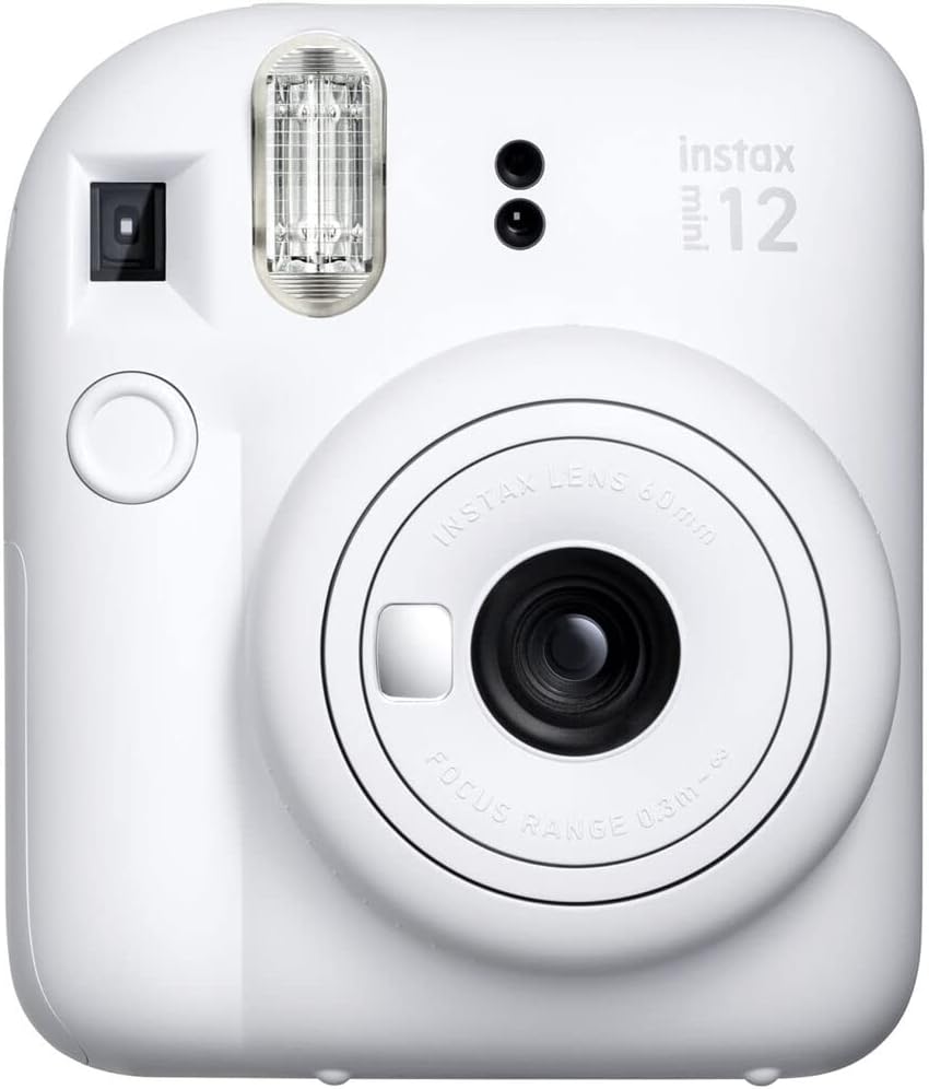 FUJIFILM INSTAX Mini 12 Instant Film Camera Bundled with Instax Accessory Bundle + Cleaning Cloth (8 Items)