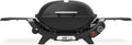 Weber Q 2800N+ Liquid Propane Portable Grill, Midnight Black – Wide 250°–700°F Temp Range with Plus Burner for Searing, Low‑Temp Roasting & High-Dome Lid for Travel & Camping