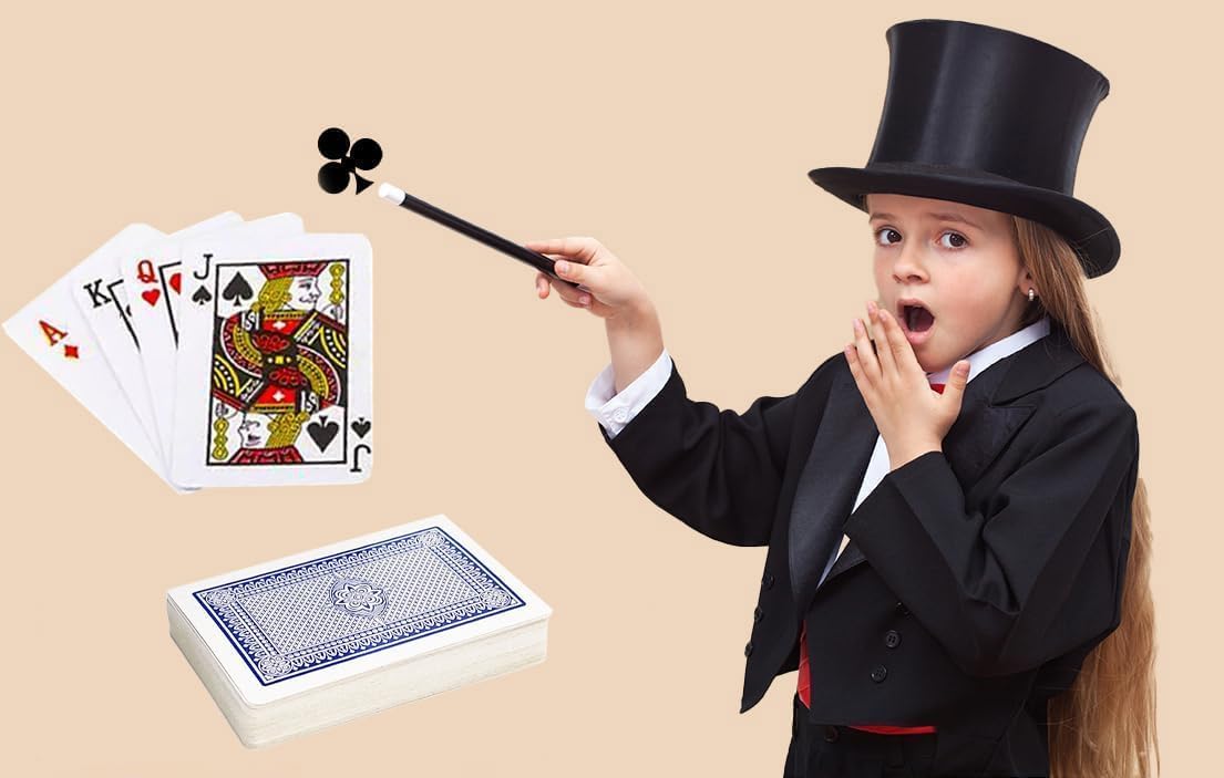 The Dreidel Company Playing Cards Deck, 2.25 Inch x 3.5 Inch (144-Pack)