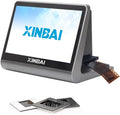 48 MP Film & Slide Scanner with 7 Inch LCD Screen, All-in-One Digital Film Scanner Built-in 16GB Memory Converts B&W/135/110/126 KPK Negative and Super 8/Monochrome Slides into JPEG Photos