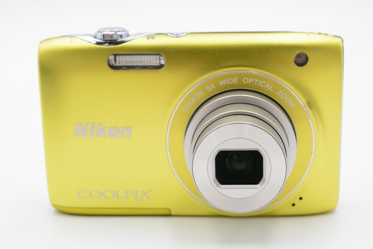 Nikon COOLPIX S3100 14 MP Digital Camera with 5x NIKKOR Wide-Angle Optical Zoom Lens and 2.7-Inch LCD (Yellow)