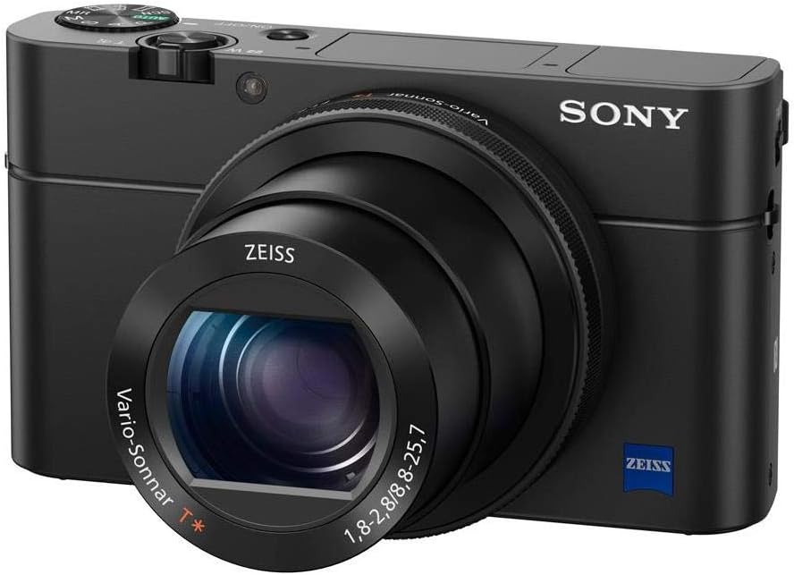 Sony RX100 IV 20.1 MP Premium Compact Digital Camera w/ 1-inch Sensor, 4K Movies and 40x Super Slow Motion HD DSCRX100M4/B, Black