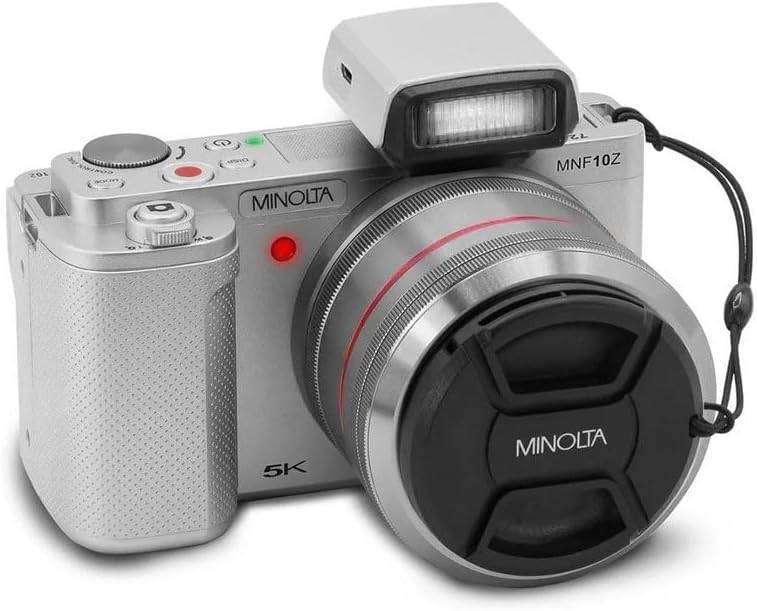 Minolta 72MP Camera w/10x Optical Zoom, Silver