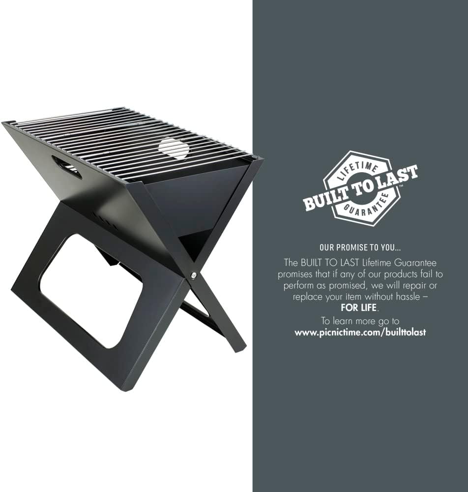 NFL X-Grill Portable Camping Tailgating Charcoal Grill