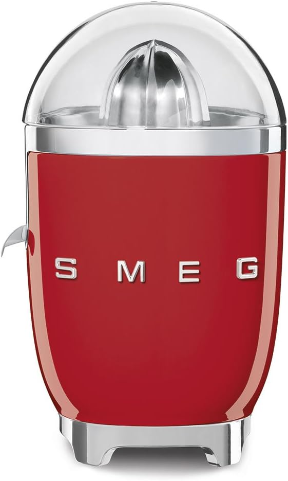 SMEG 50's Retro Style Electric Citrus Juicer, Red
