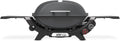 Weber Q 2800N+ Liquid Propane Portable Grill, Charcoal Grey – Wide 250°–700°F Temp Range with Plus Burner for Searing, Low‑Temp Roasting & High-Dome Lid for Travel & Camping