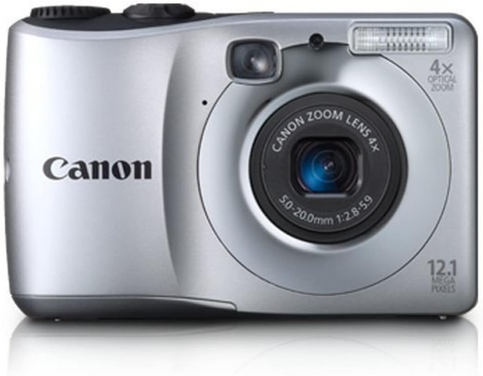 Canon Powershot A1200 12.1 MP Digital Camera with 4x Optical Zoom (Silver) (OLD MODEL)