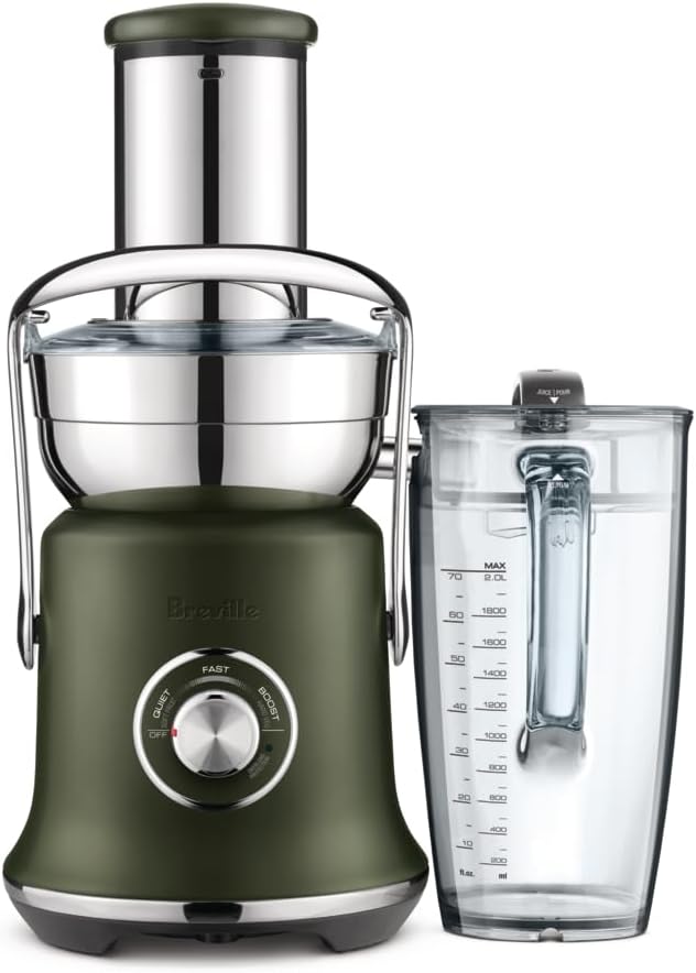 Breville BJE830OLT Juice Fountain Cold XL, 70 fl oz, Olive Tapenade
