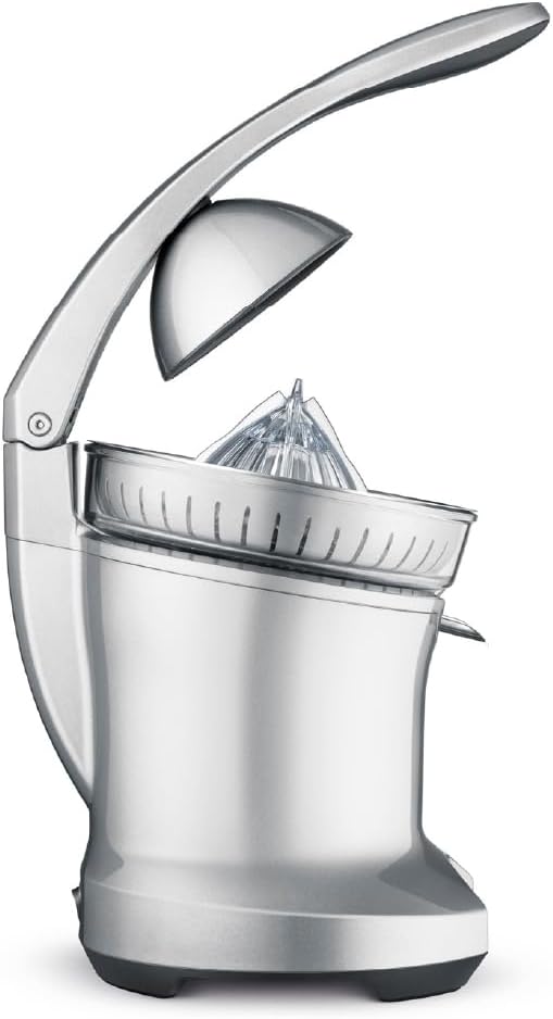 Breville BCP600SIL, Citrus Press Motorized Juicer Machine, Silver