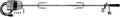 OneGrill Heavy Duty Chrome Steel Universal Grill Rotisserie Kit with 13 Watt 50 lb. Stainless Electric Motor - 53 Inch X 1/2 Inch Hexagon Spit Rod (Grills Up to 45 Inches Wide) NOT for Weber