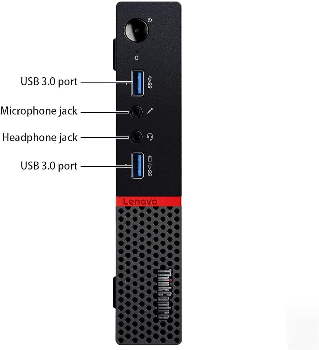 Lenovo ThinkCentre M700 Tiny Business Desktop PC, Intel Quad Core i5-6400T up to 3.1GHz, 16G DDR4, 256G SSD,Keyboard and Mouse,WiFi,Windows 10 Pro (Renewed)