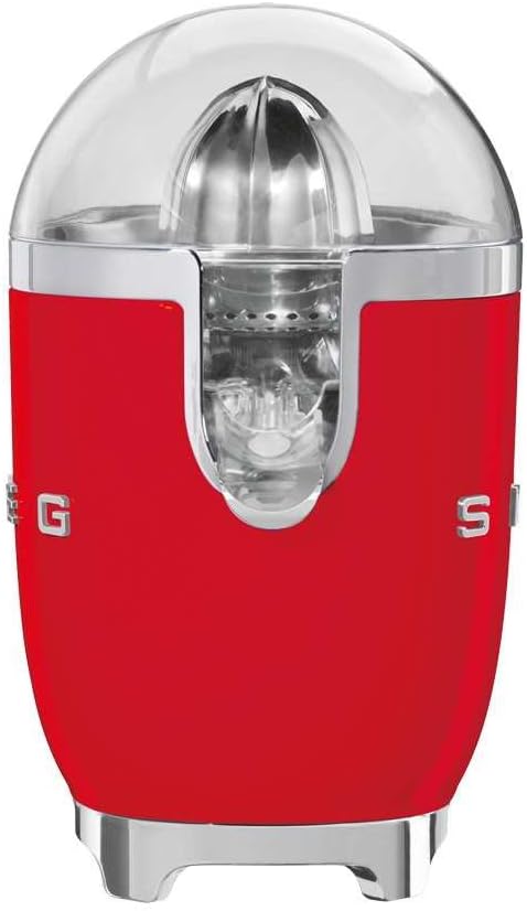 SMEG 50's Retro Style Electric Citrus Juicer, Red