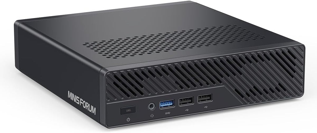 MINISFORUM MS-R1 ARM Mini Workstation with UEFI Boot CIX CP8180 (12C/12T, up to 2.6GHz), 45 TOPS, 64GB ECC LPDDR5 1TB SSD Mini PC, PCIe x16 Slot, 2x 10GbE LAN, HDMI/2xUSB-C Triple Display, VM & Docker