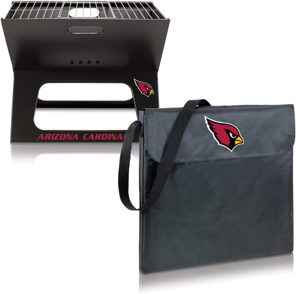 NFL X-Grill Portable Camping Tailgating Charcoal Grill