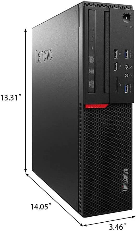Lenovo ThinkCentre M800 SFF Desktop Computer PC, Intel Core i5 6500 3.2GHz, 32GB DDR4 RAM,New 1TB SSD, Built-in WiFi BT,DVD-RW,Wireless Keyboard Mouse,Windows 10 Pro (Renewed)