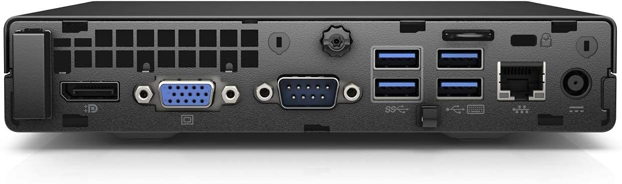 HP 600 G2 Micro Computer Mini Tower PC (Intel Quad Core i5-6500T, 16GB DDR4 RAM, 256GB SSD, Win 11 Pro (Renewed)
