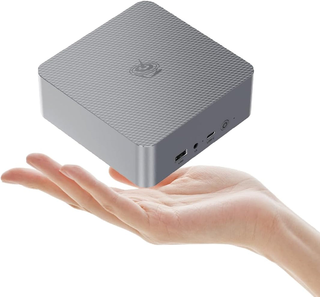Beelink EQR5 Mini PC, AMD Ryzen 5 5625U(6C/12T, Up to 4.3GHz), Mini Computer 16G DDR4 RAM 500GB NVMe SSD, Built-in Power Supply 4K@60Hz Dual Display HDMI2.1/WiFi6/BT5.2/1000Mbps