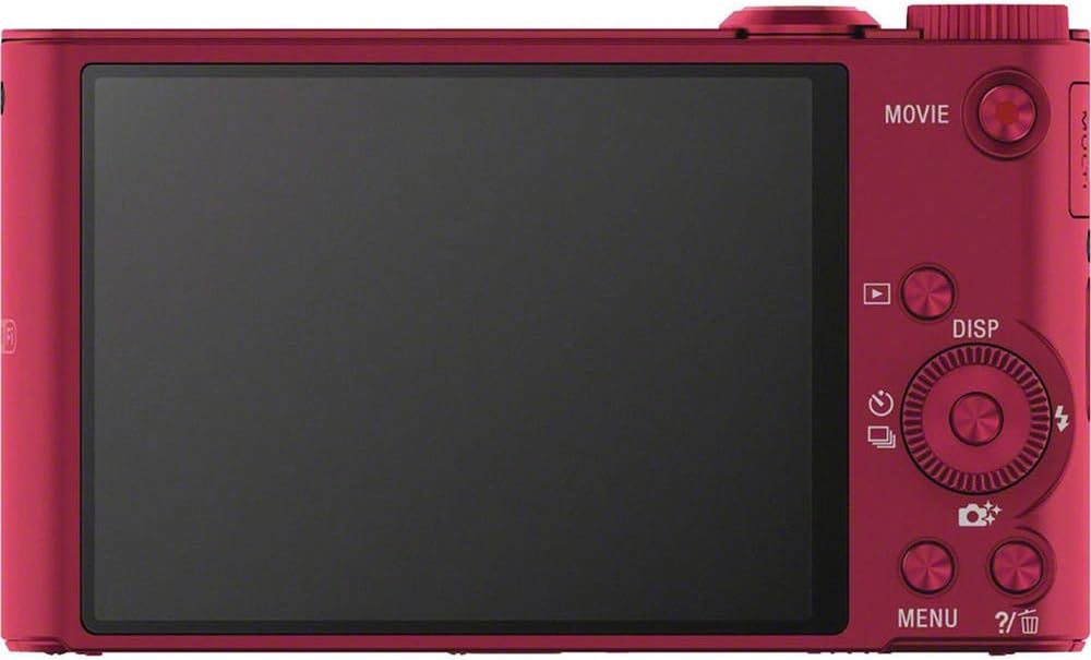 Sony DSC-WX300/R 18 MP Digital Camera with 20x Optical Image Stabilized Zoom and 3-Inch LCD (Red)