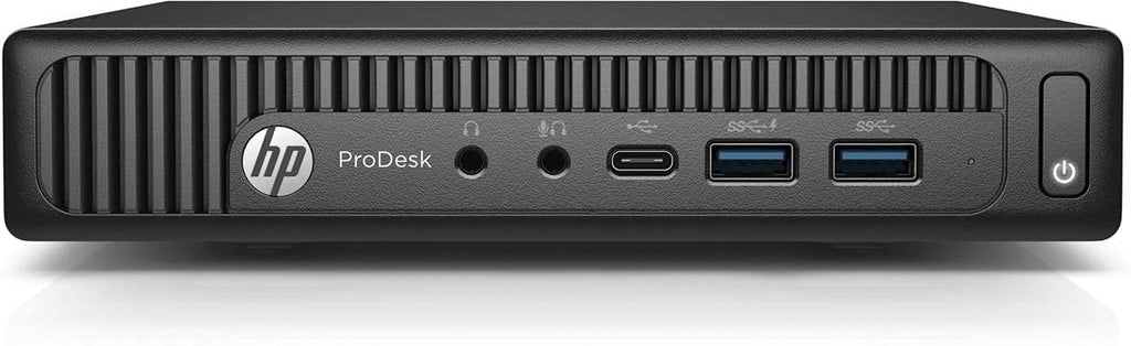 HP 600 G2 Micro Computer Mini Tower PC (Intel Quad Core i5-6500T, 16GB DDR4 RAM, 256GB SSD, Win 11 Pro (Renewed)
