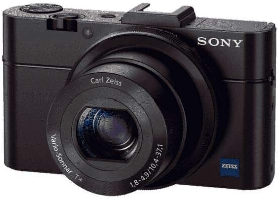 Sony RX100 II 20.2 MP Premium Compact Digital Camera w/ 1-inch Sensor, MI (Multi-Interface) Shoe and tilt LCD Screen (DSCRX100M2/B)