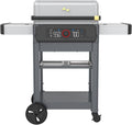 Current® Model G Dual Zone Grill, Smart Electric Outdoor Grill with 200-700°F Range for Searing & Roasting, Digital Precision, Independent Heat Zones, Apartment-Friendly & Weather-Resistant, Moon Dust