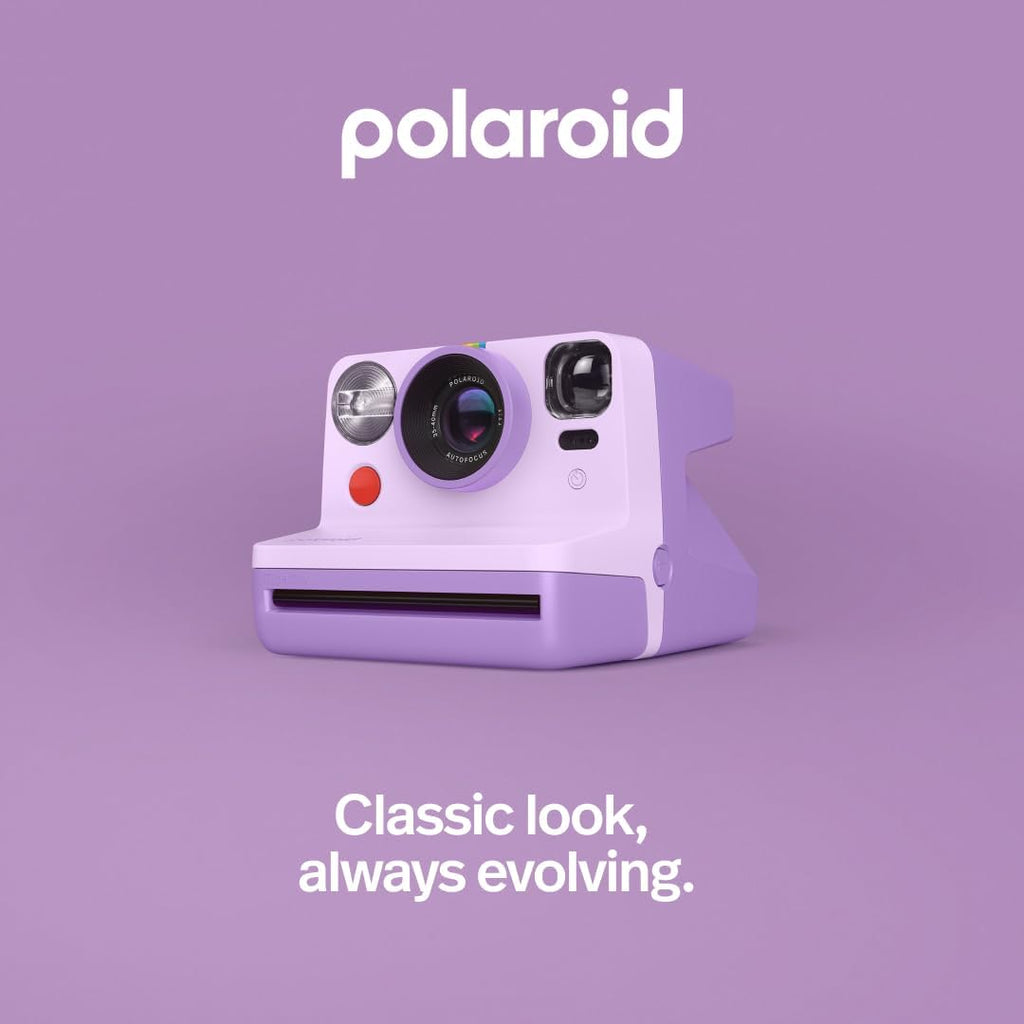 Polaroid Now 2nd Generation I-Type Instant Film Camera - Purple (9149)