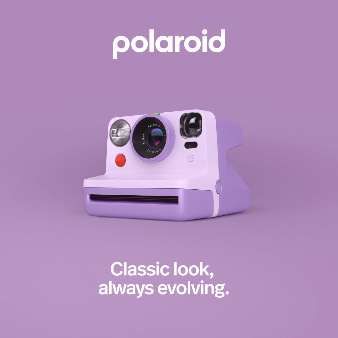 Polaroid Now 2nd Generation I-Type Instant Film Camera - Purple (9149)