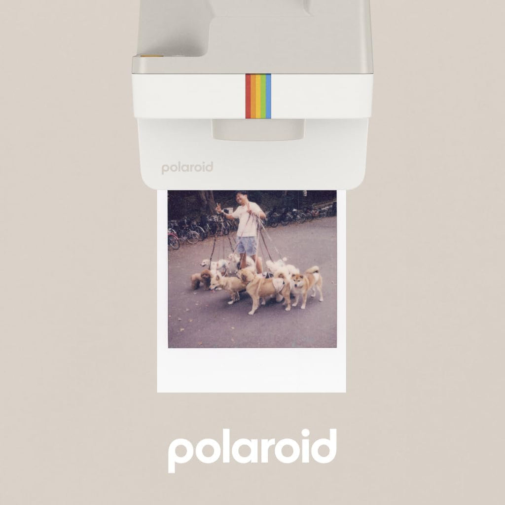 Polaroid Now 2nd Generation I-Type Instant Film Camera - Vintage White (9130)