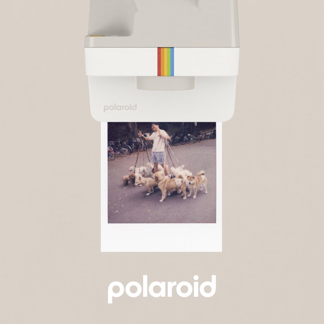 Polaroid Now 2nd Generation I-Type Instant Film Camera - Vintage White (9130)